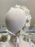 Girl headpiece in ivory Style 22