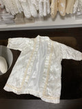 Sebastian boy baptism outfit in Ivory (outfit only)