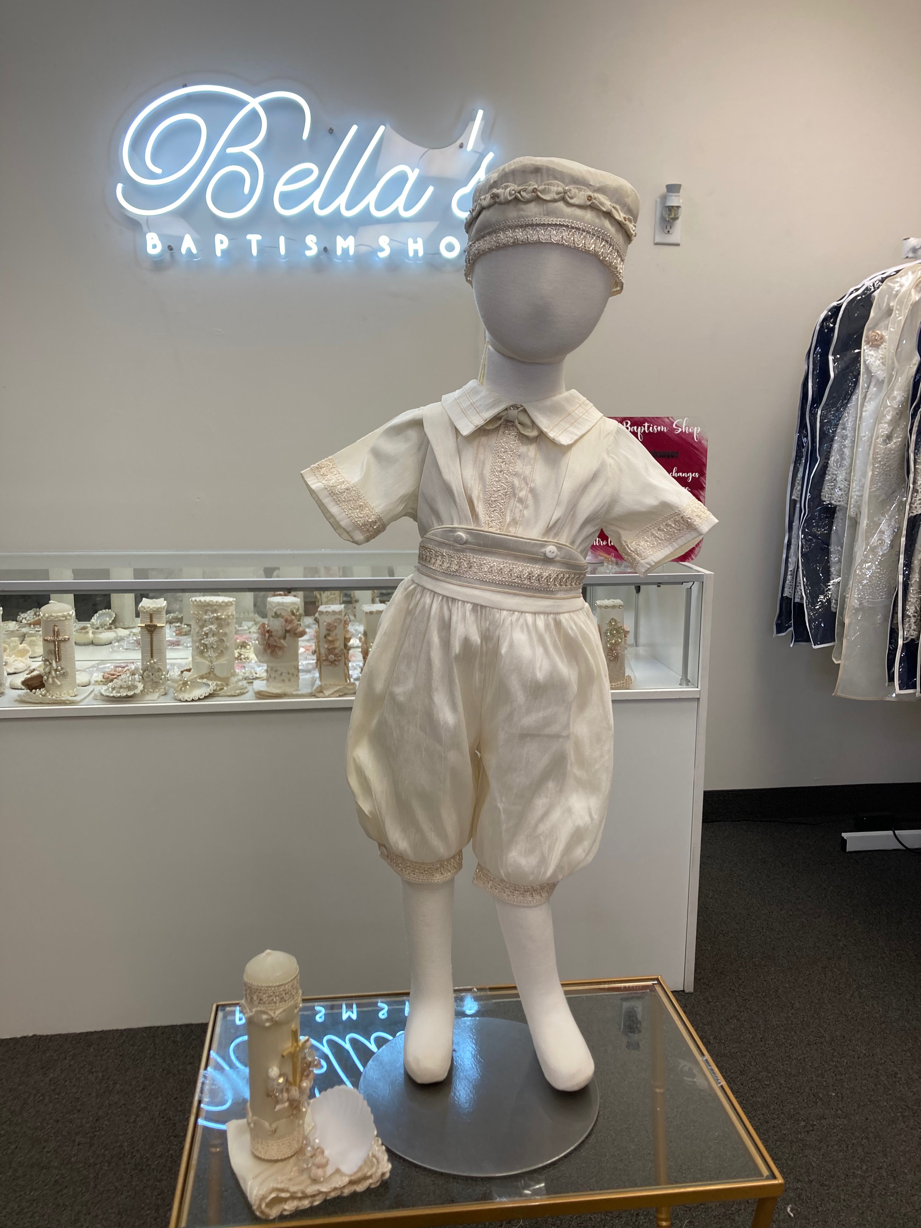 Prince Jose outfit in Champagne & Ivory FINAL SALE/VENTA FINAL