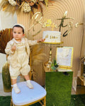 Prince Zadiel Champagne Baptism outfit FINAL SALE/VENTA FINAL