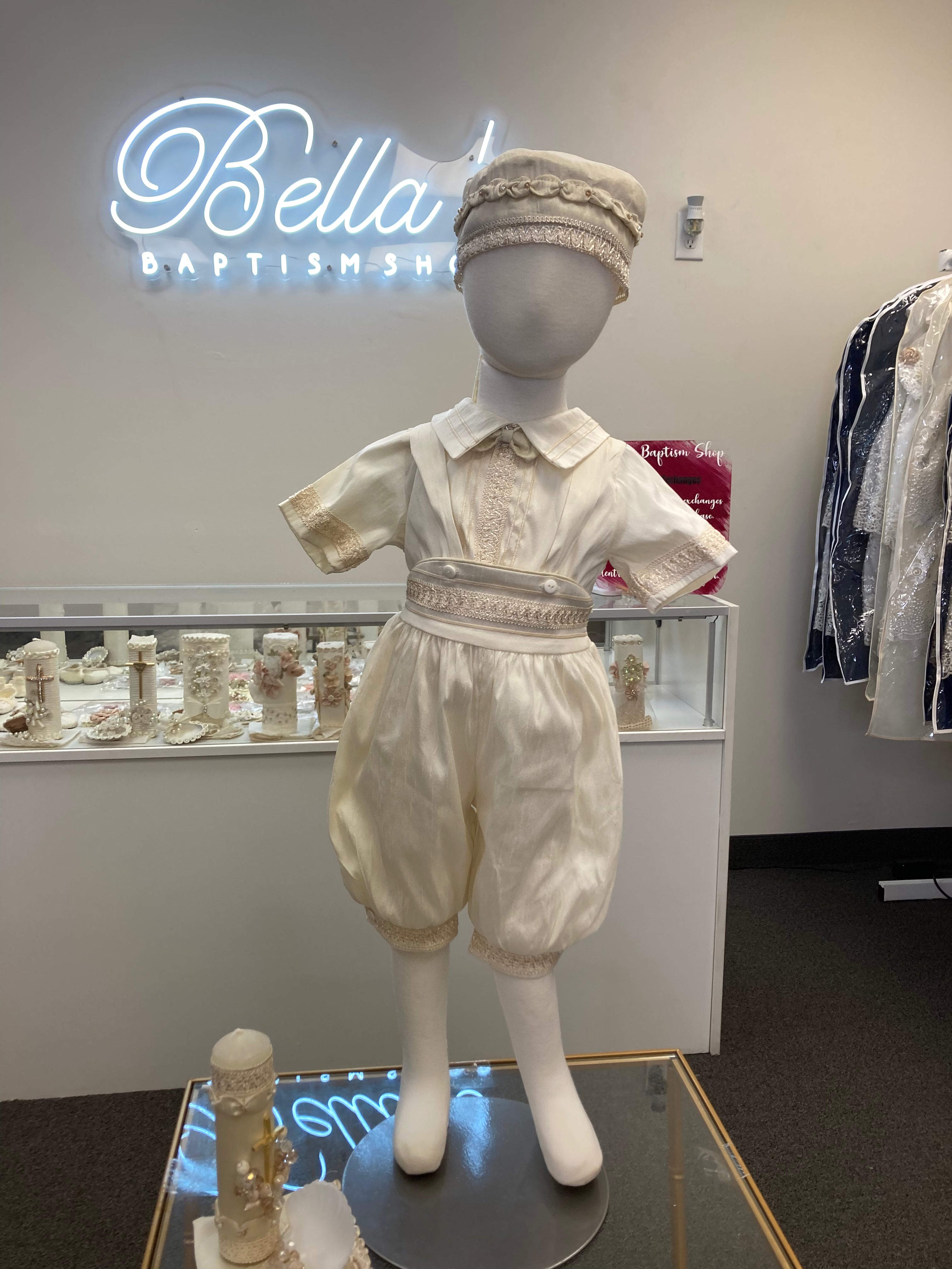 Prince Jose outfit in Champagne & Ivory FINAL SALE/VENTA FINAL