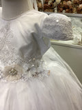 Cedi Baptism Dress in White