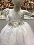 Cedi Baptism Dress in White